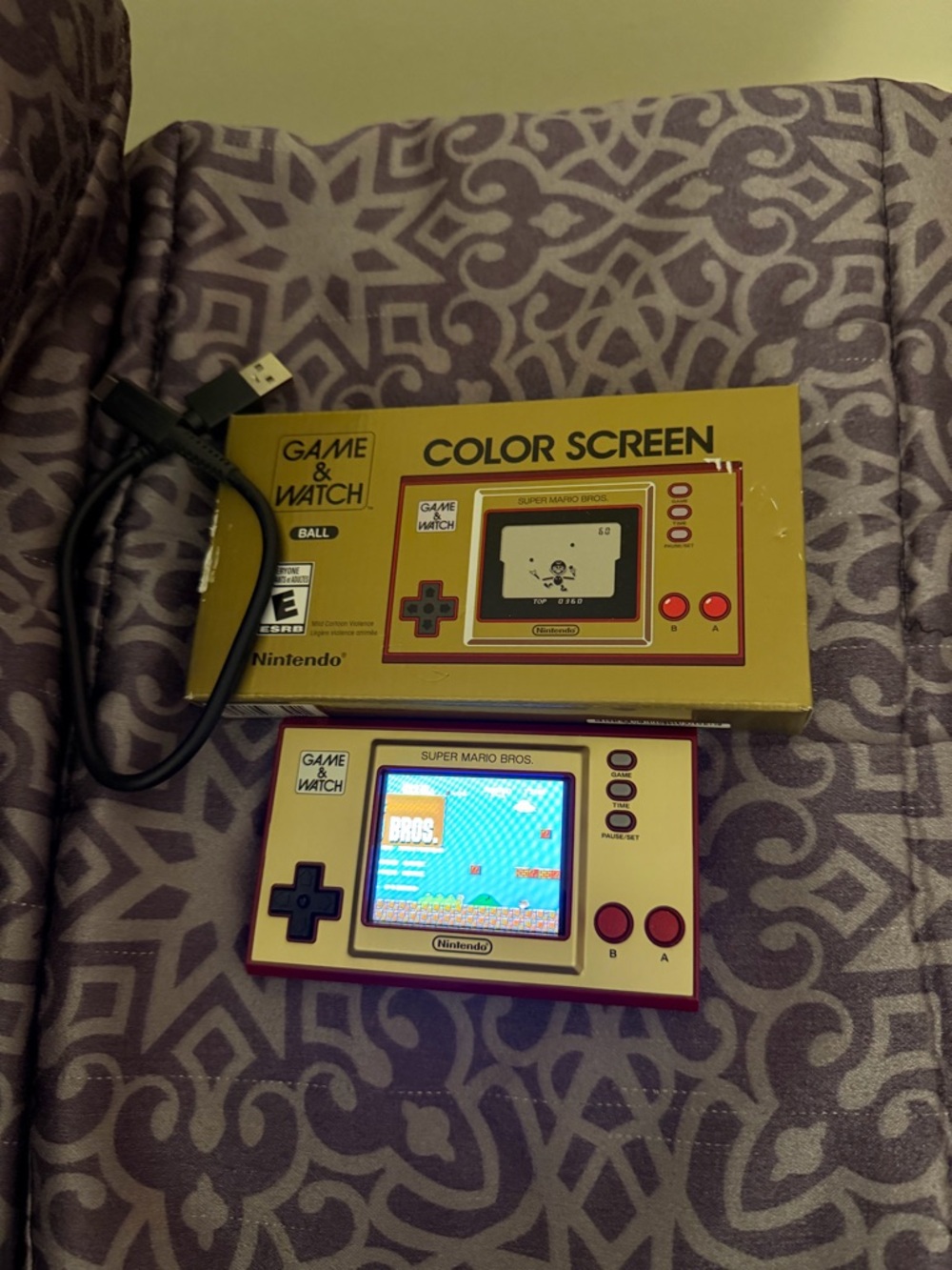 Nintendo Game & Watch Super Mario Bros. Handheld Game